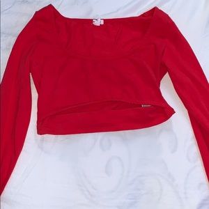 Garage Cut-out crop top